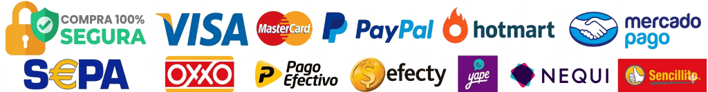 Formas de pago aceptadas